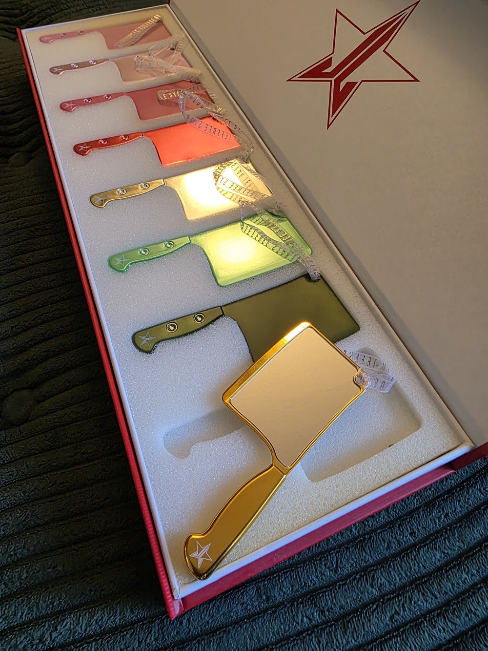 Rare Jeffree Star Christmas Cleaver Set of ornaments
